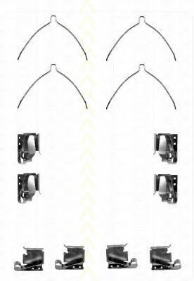 TRISCAN 8105 131619 Комплектующие, колодки дискового тормоза для TOYOTA CARINA E (Тойота/тоета Карина е) TRISCAN 8105 131619 Комплектующие, колодки дискового тормоза для TOYOTA CARINA E (Тойота/тоета Карина е)