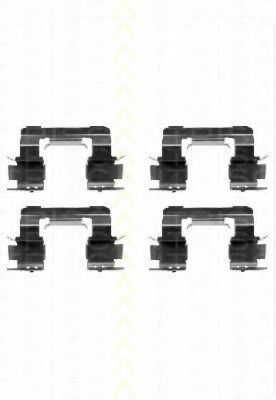 TRISCAN 8105 131634 Комплектующие, колодки дискового тормоза для TOYOTA COROLLA VERSO (Тойота/тоета Королла версо) TRISCAN 8105 131634 Комплектующие, колодки дискового тормоза для TOYOTA COROLLA VERSO (Тойота/тоета Королла версо)