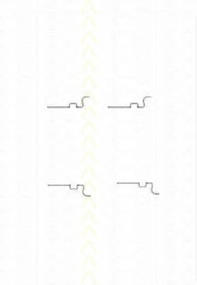 TRISCAN 8105 131638 Комплектующие, колодки дискового тормоза для TOYOTA (Тойота/тоета) TRISCAN 8105 131638 Комплектующие, колодки дискового тормоза для TOYOTA (Тойота/тоета)