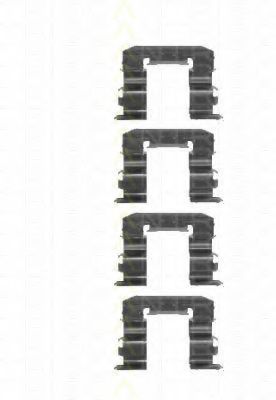 TRISCAN 8105 141586 Комплектующие, колодки дискового тормоза для HYUNDAI LAVITA (Хендай Лаvита)