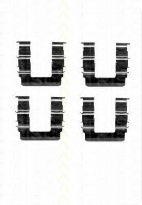 TRISCAN 8105 181001 Комплектующие, колодки дискового тормоза для KIA RIO (Киа Рио) TRISCAN 8105 181001 Комплектующие, колодки дискового тормоза для KIA RIO (Киа Рио)