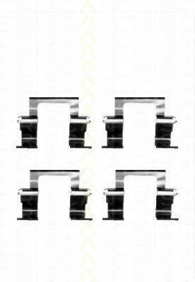 TRISCAN 8105 241601 Комплектующие, колодки дискового тормоза для OPEL FRONTERA A (Опель Фронтера а) TRISCAN 8105 241601 Комплектующие, колодки дискового тормоза для OPEL FRONTERA A (Опель Фронтера а)