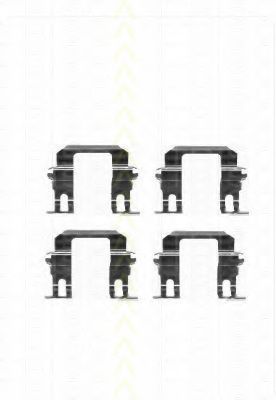 TRISCAN 8105 241602 Комплектующие, колодки дискового тормоза для OPEL FRONTERA A (Опель Фронтера а) TRISCAN 8105 241602 Комплектующие, колодки дискового тормоза для OPEL FRONTERA A (Опель Фронтера а)