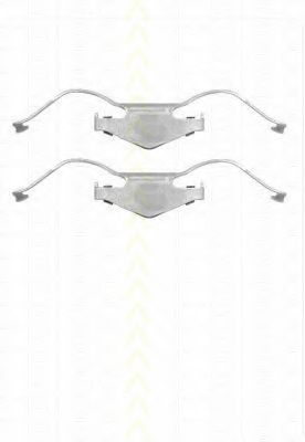 TRISCAN 8105 241605 Комплектующие, колодки дискового тормоза для OPEL (Опель) TRISCAN 8105 241605 Комплектующие, колодки дискового тормоза для OPEL (Опель)
