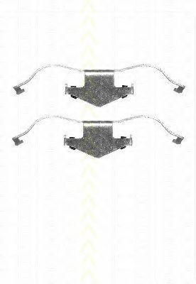 TRISCAN 8105 241606 Комплектующие, колодки дискового тормоза для OPEL (Опель) TRISCAN 8105 241606 Комплектующие, колодки дискового тормоза для OPEL (Опель)