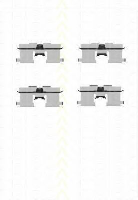 TRISCAN 8105 241607 Комплектующие, колодки дискового тормоза для DAEWOO LACETTI (Дэу Лачетти) TRISCAN 8105 241607 Комплектующие, колодки дискового тормоза для DAEWOO LACETTI (Дэу Лачетти)