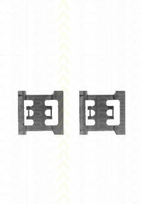 TRISCAN 8105 271537 Комплектующие, колодки дискового тормоза для VOLVO 960 (Вольво 960) TRISCAN 8105 271537 Комплектующие, колодки дискового тормоза для VOLVO 960 (Вольво 960)