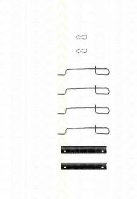 TRISCAN 8105 281146 Комплектующие, колодки дискового тормоза для PEUGEOT 205 II (Пежо 205 2) TRISCAN 8105 281146 Комплектующие, колодки дискового тормоза для PEUGEOT 205 II (Пежо 205 2)