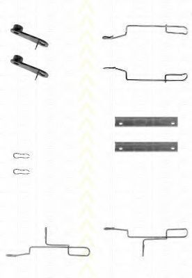 TRISCAN 8105 281591 Комплектующие, колодки дискового тормоза для CITROëN (Cитроëн) TRISCAN 8105 281591 Комплектующие, колодки дискового тормоза для CITROëN (Cитроëн)