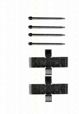 TRISCAN 8105 291260 Комплектующие, колодки дискового тормоза для VOLKSWAGEN LT 40-55 I (Фольксваген Лт 40-55 и) TRISCAN 8105 291260 Комплектующие, колодки дискового тормоза для VOLKSWAGEN LT 40-55 I (Фольксваген Лт 40-55 и)