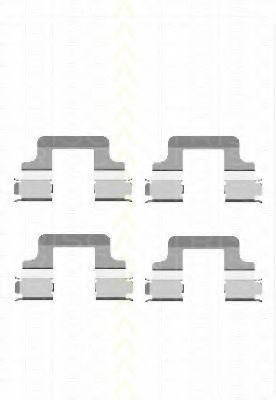 TRISCAN 8105 291606 Комплектующие, колодки дискового тормоза для AUDI TT (Ауди Тт) TRISCAN 8105 291606 Комплектующие, колодки дискового тормоза для AUDI TT (Ауди Тт)