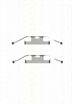 TRISCAN 8105 291609 Комплектующие, колодки дискового тормоза для VOLKSWAGEN T5 CARAVELLE (Фольксваген Т5 каравелла) TRISCAN 8105 291609 Комплектующие, колодки дискового тормоза для VOLKSWAGEN T5 CARAVELLE (Фольксваген Т5 каравелла)