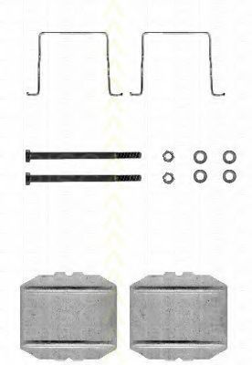 TRISCAN 8105 381506 Комплектующие, колодки дискового тормоза для CITROëN (Cитроëн) TRISCAN 8105 381506 Комплектующие, колодки дискового тормоза для CITROëN (Cитроëн)