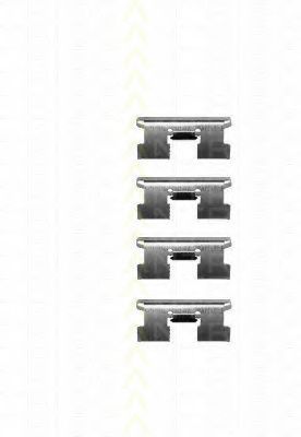 TRISCAN 8105 401112 Комплектующие, колодки дискового тормоза для HONDA (Хонда) TRISCAN 8105 401112 Комплектующие, колодки дискового тормоза для HONDA (Хонда)