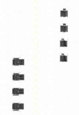 TRISCAN 8105 421585 Комплектующие, колодки дискового тормоза для MITSUBISHI ETERNA IV (Митсубиши/митсубиси Этэрна иv) TRISCAN 8105 421585 Комплектующие, колодки дискового тормоза для MITSUBISHI ETERNA IV (Митсубиши/митсубиси Этэрна иv)