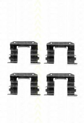 TRISCAN 8105 431616 Комплектующие, колодки дискового тормоза для HYUNDAI GALLOPER I (Хендай Галлопэр и)