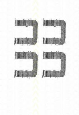 TRISCAN 8105 431624 Комплектующие, колодки дискового тормоза для HYUNDAI ACCENT III (Хендай Акцент 3) TRISCAN 8105 431624 Комплектующие, колодки дискового тормоза для HYUNDAI ACCENT III (Хендай Акцент 3)