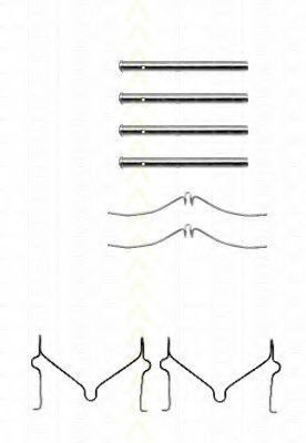TRISCAN 8105 501568 Комплектующие, колодки дискового тормоза для MAZDA 323 C IV (Мазда 323 c иv) TRISCAN 8105 501568 Комплектующие, колодки дискового тормоза для MAZDA 323 C IV (Мазда 323 c иv)