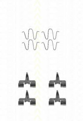 TRISCAN 8105 501582 Комплектующие, колодки дискового тормоза для MAZDA 323 F V (Мазда 323 ф5) TRISCAN 8105 501582 Комплектующие, колодки дискового тормоза для MAZDA 323 F V (Мазда 323 ф5)