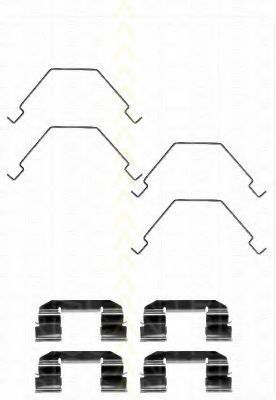 TRISCAN 8105 501583 Комплектующие, колодки дискового тормоза для MAZDA 323 ASTINA VI (Мазда 323 астина 6) TRISCAN 8105 501583 Комплектующие, колодки дискового тормоза для MAZDA 323 ASTINA VI (Мазда 323 астина 6)