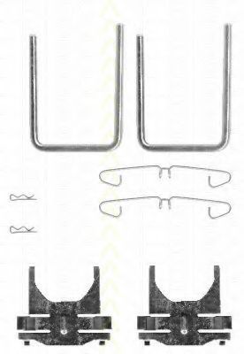 TRISCAN 8105 651113 Комплектующие, колодки дискового тормоза для SAAB (Сааб) TRISCAN 8105 651113 Комплектующие, колодки дискового тормоза для SAAB (Сааб)