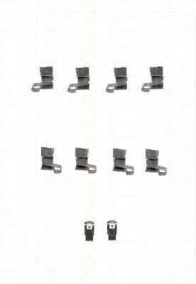TRISCAN 8105 691619 Комплектующие, колодки дискового тормоза для SUZUKI (Сузуки) TRISCAN 8105 691619 Комплектующие, колодки дискового тормоза для SUZUKI (Сузуки)