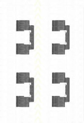 TRISCAN 8105 801001 Комплектующие, колодки дискового тормоза для CHRYSLER (Крайслер) TRISCAN 8105 801001 Комплектующие, колодки дискового тормоза для CHRYSLER (Крайслер)