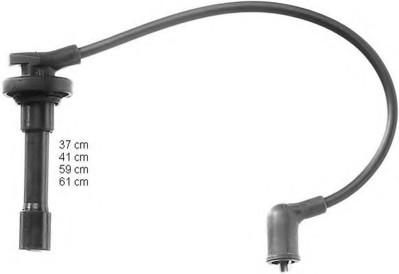 BERU ZEF1004 Комплект проводов зажигания для HONDA CRX II (Хонда Cрх 2) BERU ZEF1004 Комплект проводов зажигания для HONDA CRX II (Хонда Cрх 2)