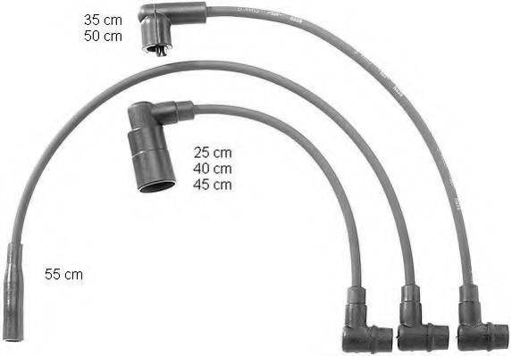 BERU ZEF732 Комплект проводов зажигания для RENAULT (Рено) BERU ZEF732 Комплект проводов зажигания для RENAULT (Рено)