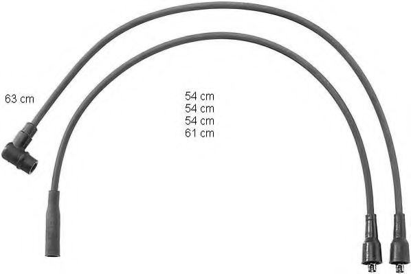 BERU ZEF791 Комплект проводов зажигания для PEUGEOT 309 (Пежо 309) BERU ZEF791 Комплект проводов зажигания для PEUGEOT 309 (Пежо 309)