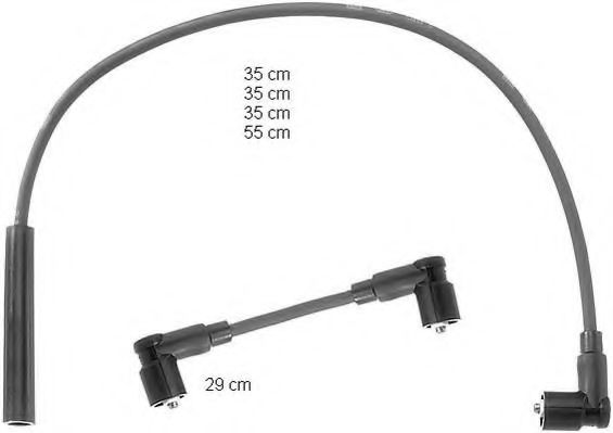 BERU ZEF812 Комплект проводов зажигания для SKODA (Шкода) BERU ZEF812 Комплект проводов зажигания для SKODA (Шкода)