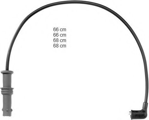 BERU ZEF905 Комплект проводов зажигания 