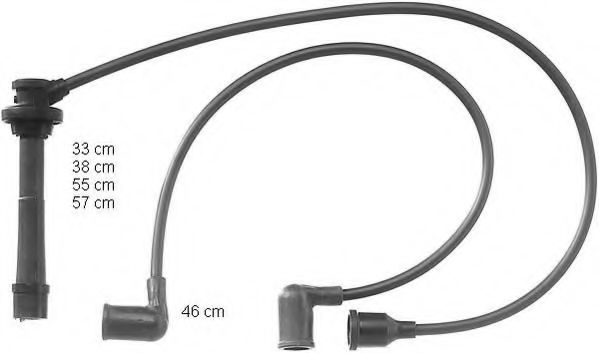 BERU ZEF916 Комплект проводов зажигания 