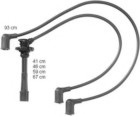 BERU ZEF921 Комплект проводов зажигания 