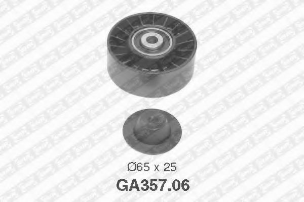 SNR GA357.06 Паразитный ведущий ролик, поликлиновой ремень для VOLKSWAGEN BORA (Фольксваген Бора) SNR GA357.06 Паразитный ведущий ролик, поликлиновой ремень для VOLKSWAGEN BORA (Фольксваген Бора)