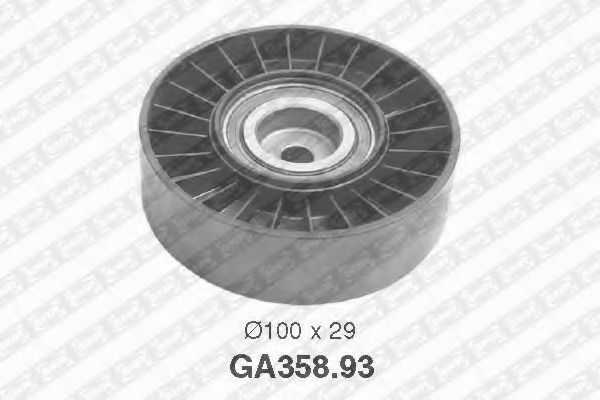 SNR GA358.93 Паразитный ведущий ролик, поликлиновой ремень для ALFA-ROMEO (Алфа-ромэо) SNR GA358.93 Паразитный ведущий ролик, поликлиновой ремень для ALFA-ROMEO (Алфа-ромэо)