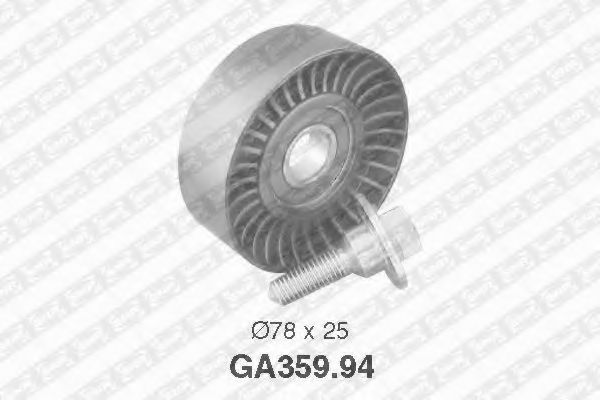 SNR GA359.94 Паразитный ведущий ролик, поликлиновой ремень для PEUGEOT 407 (Пежо 407) SNR GA359.94 Паразитный ведущий ролик, поликлиновой ремень для PEUGEOT 407 (Пежо 407)