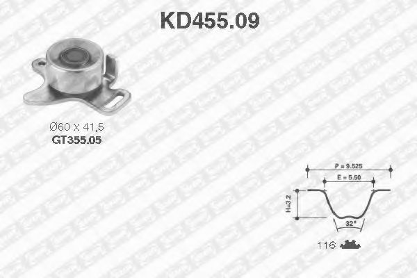 SNR KD455.09 Комплект ремня ГРМ для RENAULT ESPACE I (Рено Эспаcэ и) SNR KD455.09 Комплект ремня ГРМ для RENAULT ESPACE I (Рено Эспаcэ и)