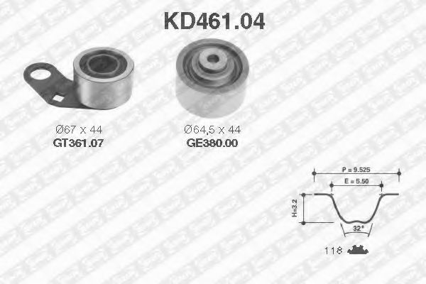 SNR KD461.04 Комплект ремня ГРМ для LAND ROVER DEFENDER (Ленд ровер/лэнд ровер Дэфэндэр) SNR KD461.04 Комплект ремня ГРМ для LAND ROVER DEFENDER (Ленд ровер/лэнд ровер Дэфэндэр)