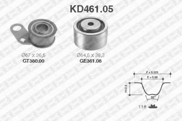 SNR KD461.05 Комплект ремня ГРМ для LAND ROVER DEFENDER (Ленд ровер/лэнд ровер Дэфэндэр) SNR KD461.05 Комплект ремня ГРМ для LAND ROVER DEFENDER (Ленд ровер/лэнд ровер Дэфэндэр)