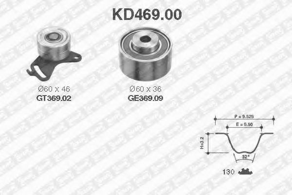 SNR KD469.00 Комплект ремня ГРМ для TOYOTA HIACE II (Тойота/тоета Хиаcэ 2) SNR KD469.00 Комплект ремня ГРМ для TOYOTA HIACE II (Тойота/тоета Хиаcэ 2)