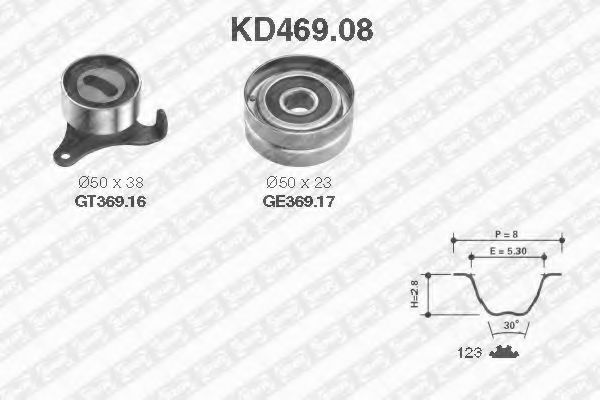 SNR KD469.08 Комплект ремня ГРМ для TOYOTA COROLLA FX (Тойота/тоета Cоролла инфинити фх) SNR KD469.08 Комплект ремня ГРМ для TOYOTA COROLLA FX (Тойота/тоета Cоролла инфинити фх)