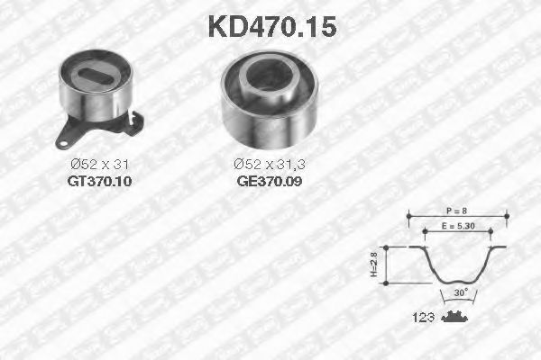 SNR KD470.15 Комплект ремня ГРМ для MAZDA 323 F/P VI (Мазда 323 ф/п vи) SNR KD470.15 Комплект ремня ГРМ для MAZDA 323 F/P VI (Мазда 323 ф/п vи)