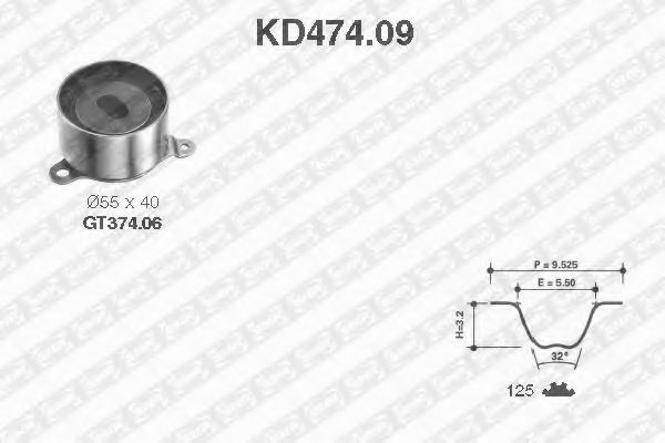 SNR KD474.09 Комплект ремня ГРМ для HONDA CR-V I (Хонда Срв 1) SNR KD474.09 Комплект ремня ГРМ для HONDA CR-V I (Хонда Срв 1)