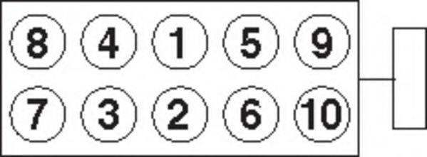 PAYEN HBS302 Комплект болтов головки цилидра 