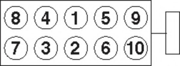 PAYEN HBS310 Комплект болтов головки цилидра 