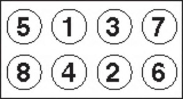 PAYEN HBS349 Комплект болтов головки цилидра 