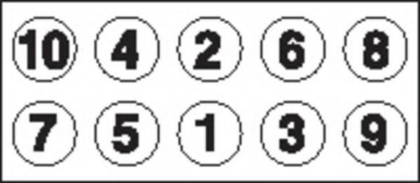 PAYEN HBS385 Комплект болтов головки цилидра 