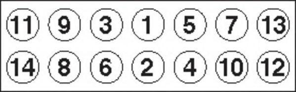 PAYEN HBS426 Комплект болтов головки цилидра 