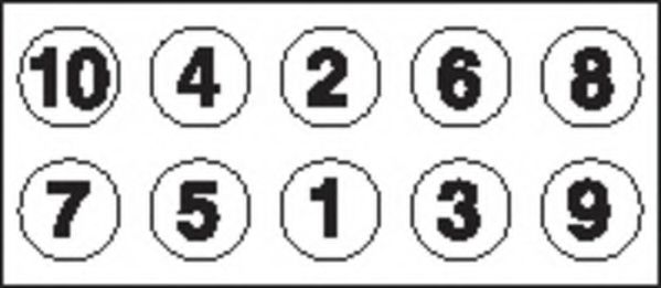 PAYEN HBS032 Комплект болтов головки цилидра 